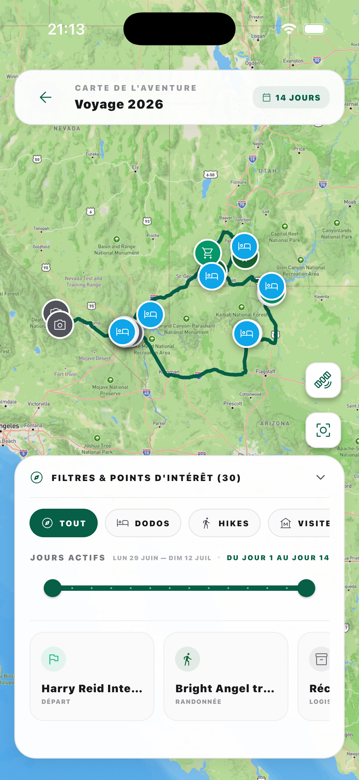 Points of Interest & Map